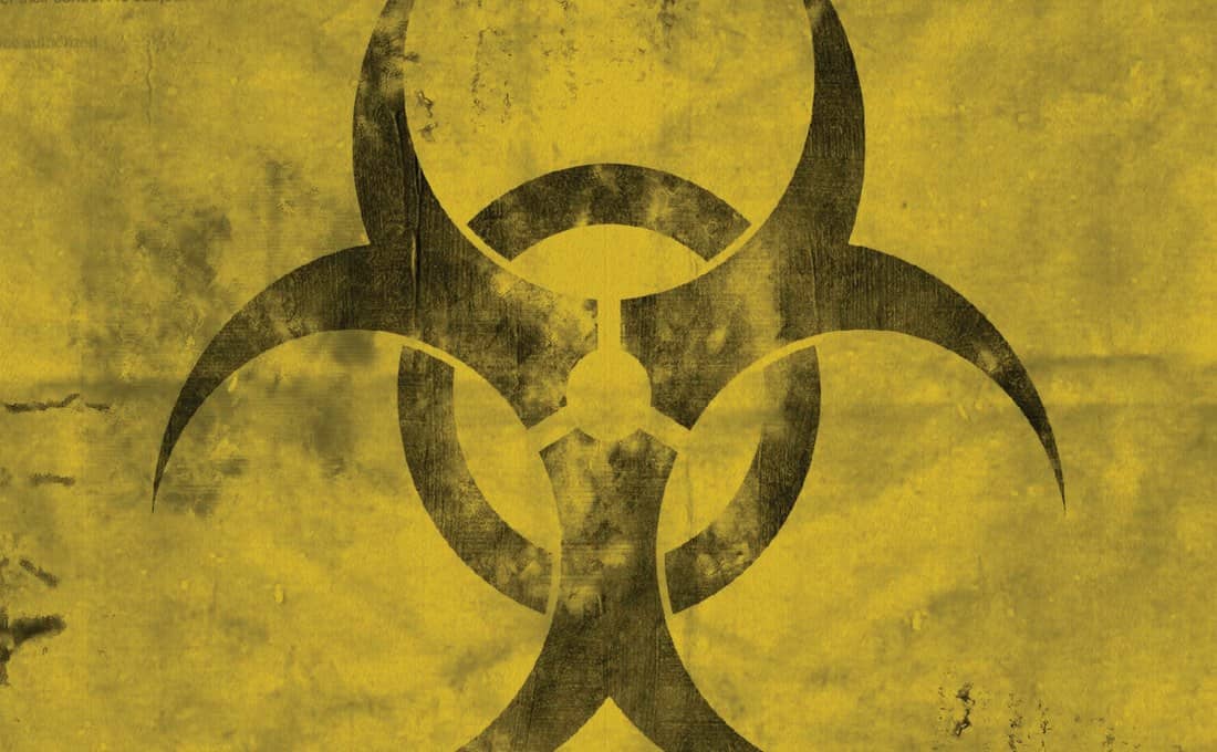 Biohazard Yellow print