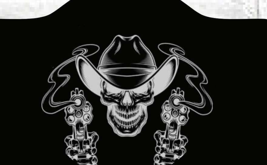 Cowboy Skull print