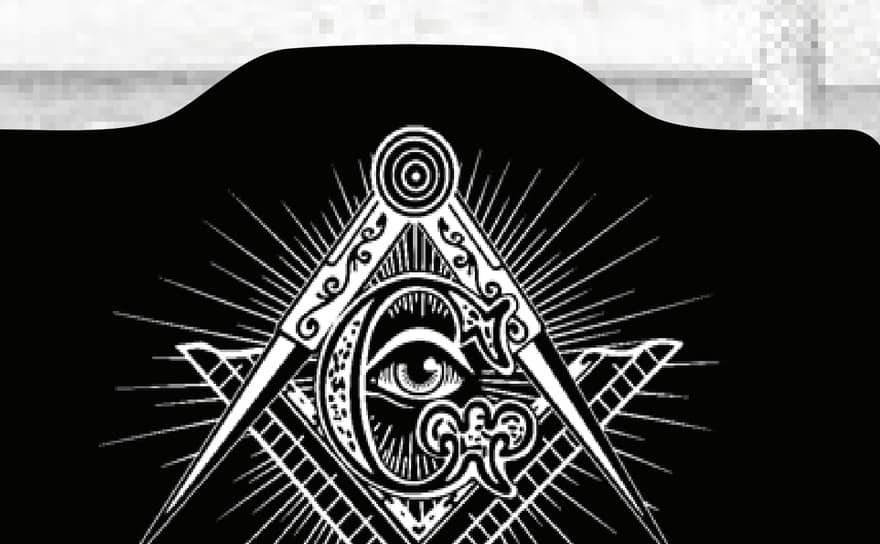 Masonic White print